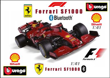 Bburago Ferrari SF1000 Shell Racing Bluetooth