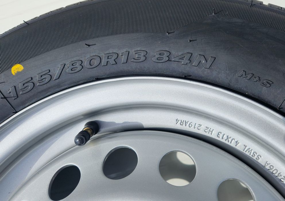 Roata remorca 155/80 R13 84N, Anvelopa SECURITY M+S pe Janta 4Jx13