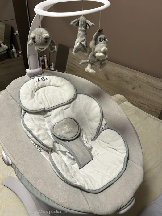 Електрическа люлка Cangaroo La Scala, Мента, 0 месеца +