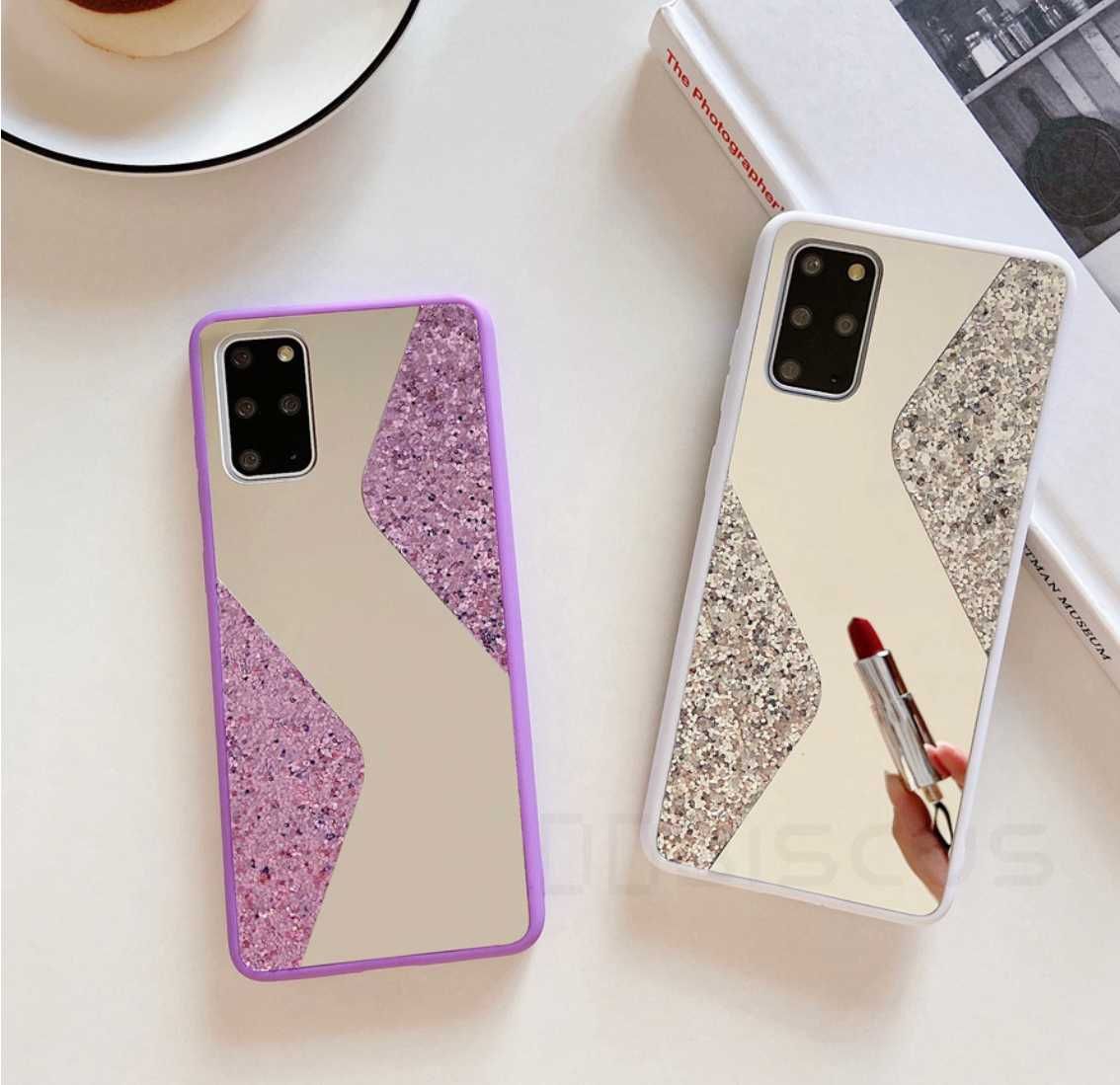 Husa tip oglinda cu sclipici pt Samsung Galaxy A10 / A32 5G / A72