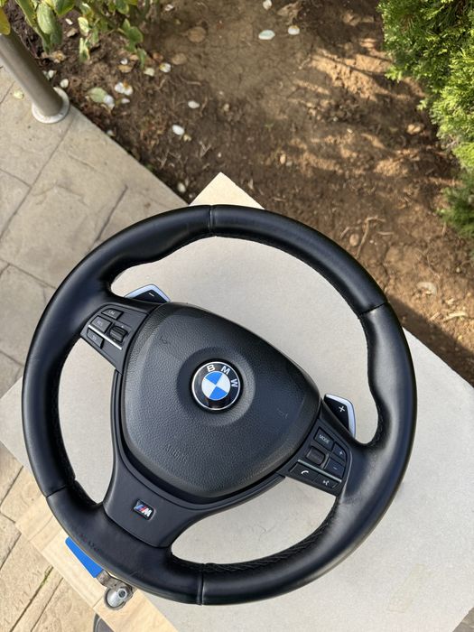 Volan original Bmw F10 /F11/ F01/F07 M packet + padele + Airbag