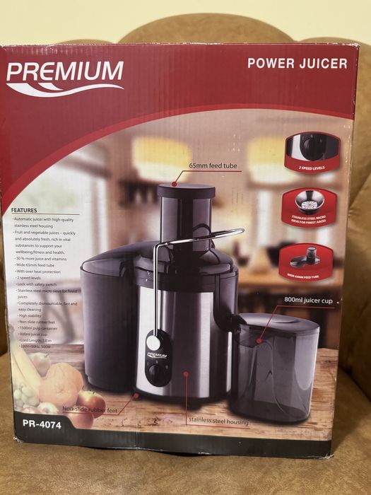 Storcator de fructe si legume nou, fara cana