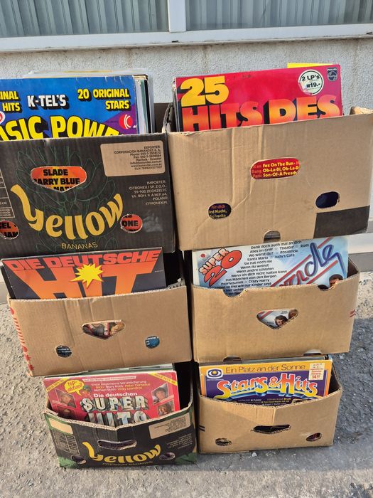 Vând Lot 150lp Discuri Vinil colectie muzica usoara straina mixta