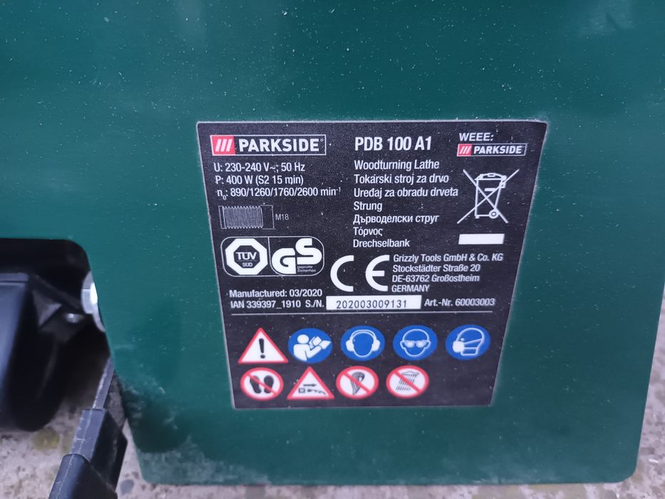 Vând strung pentru lemn, în stare foarte bună!