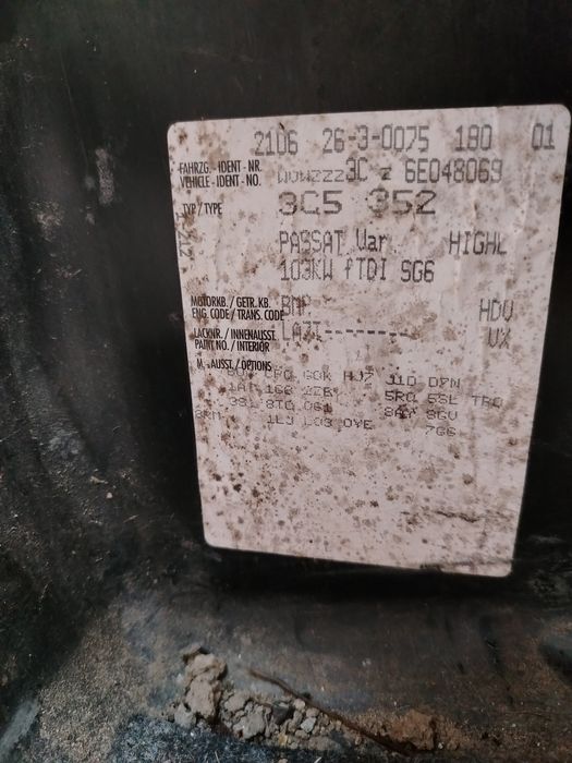 Dezmembrez Passat b6 BMP