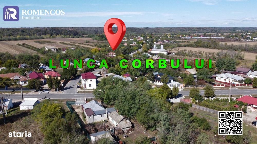 Casa la rosu Lunca Corbului, Arges - pe teren de 885 mp