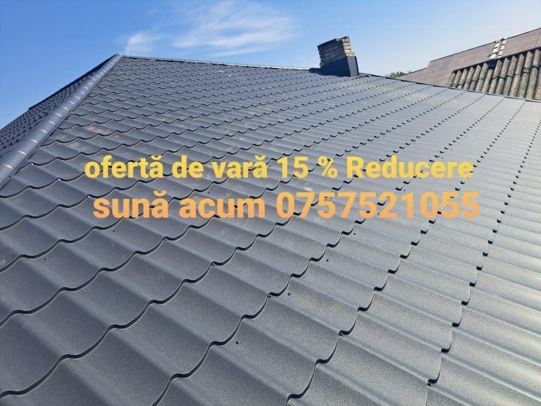 Acoperiș nou? Reparații rapide?** Noi îți facem acoperișul să reziste