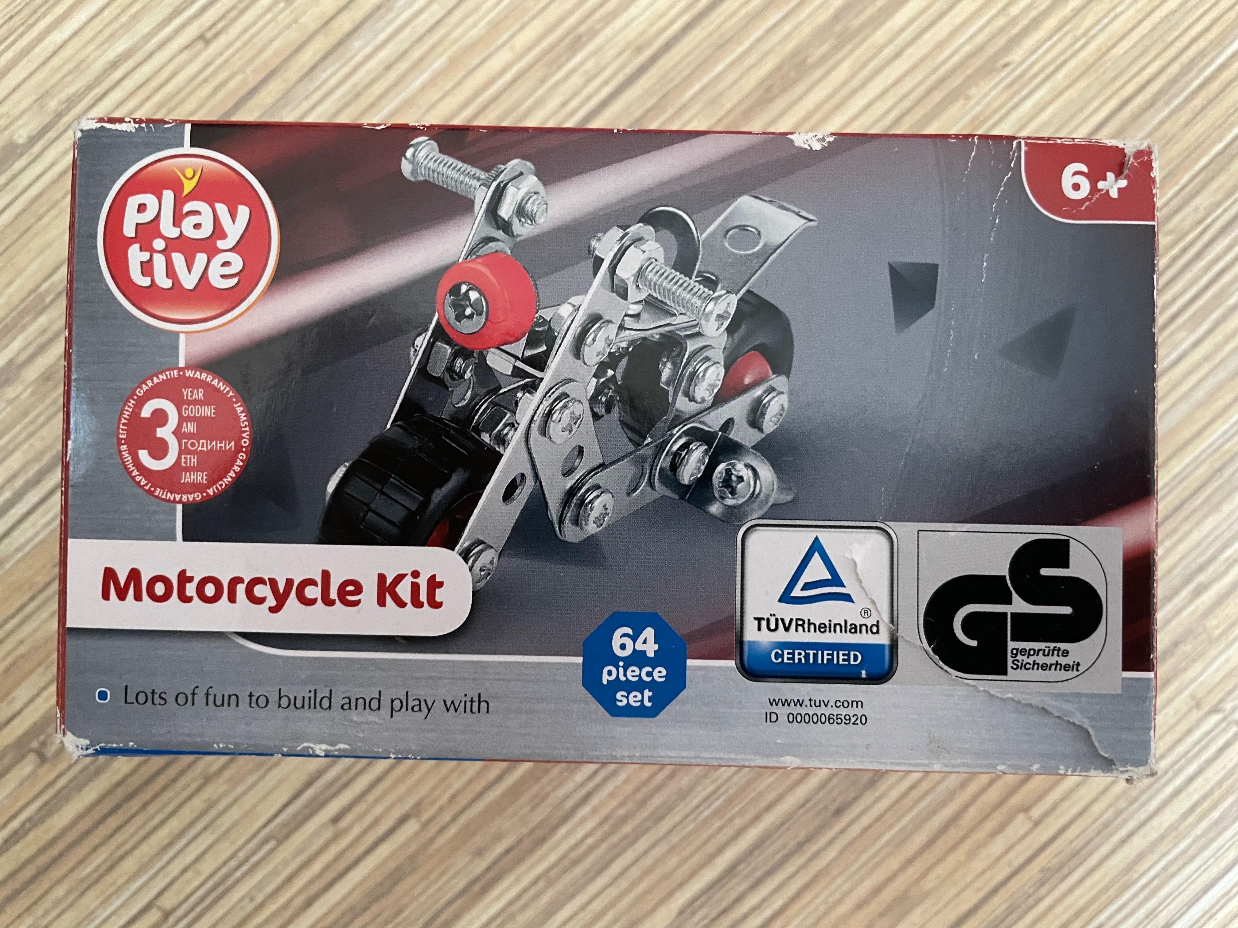 3 броя Конструктор MECCANO, 10 +,  кола, голям мотор и малък мотор