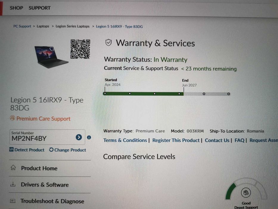 Laptop Gaming Lenovo Legion 5 16IRX9