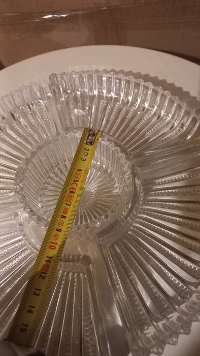 Кристално плато за ядки от 5 части