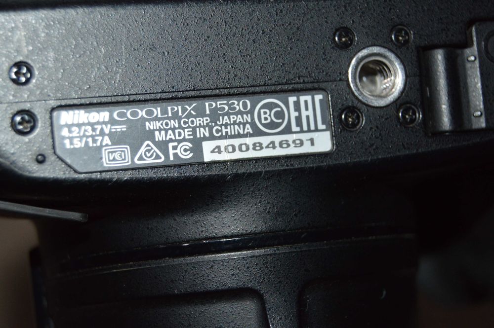 Nikon Coolpix P530 zoom 42x Wide zoom, 16.1 mp