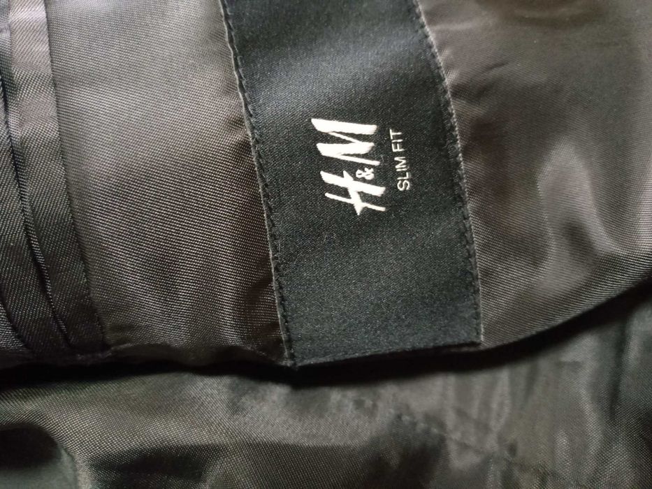 Пиджаки серый H&M, синий, черный размер 48, брюки Tom Tailor