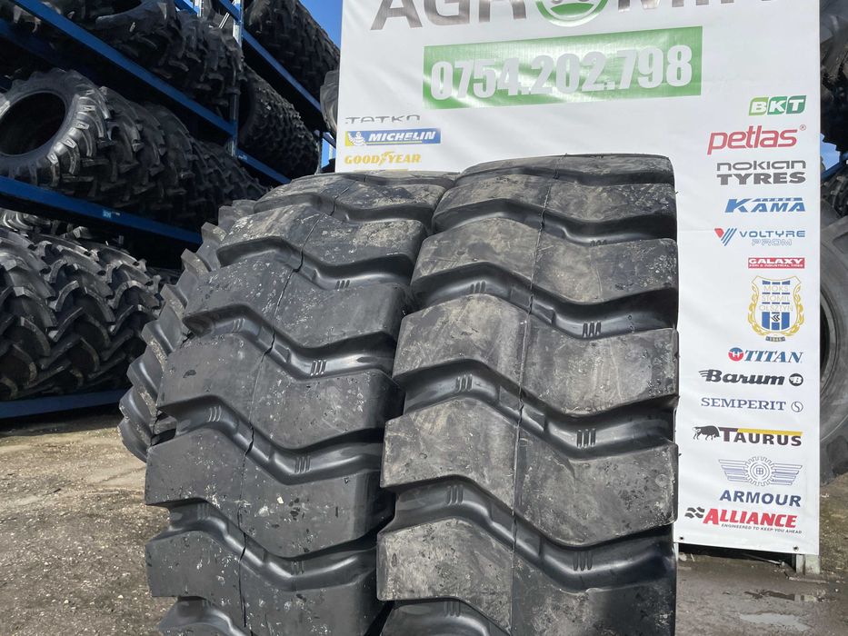 Anvelope roadmile cu 20PR camera si talon Cauciucuri 17.5-25