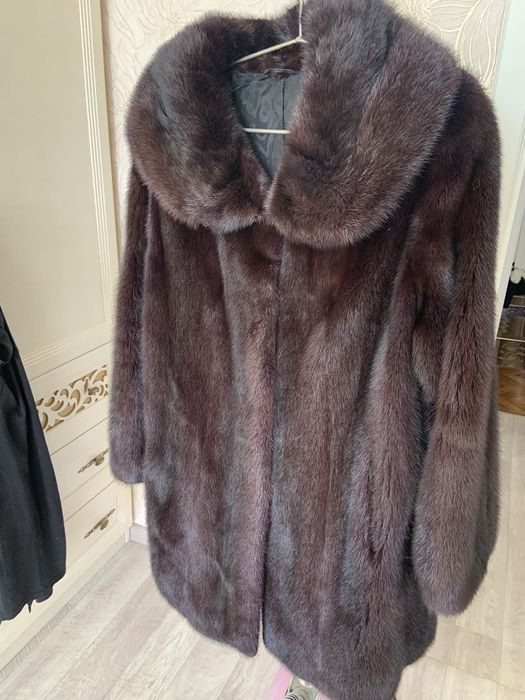Шуба норковая не стриженая