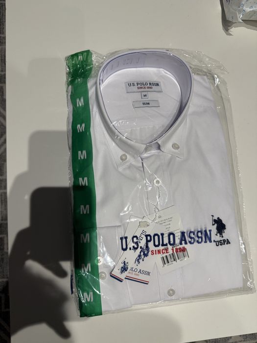 Camasa Polo U.S Assn, Marime M, Noua cu eticheta