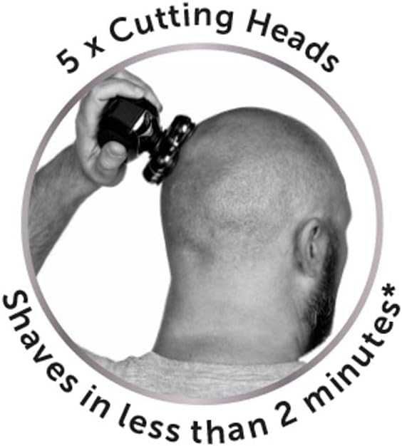 Самобръсначка за Глава Remington RX5 Ultimat, Водоустойчива