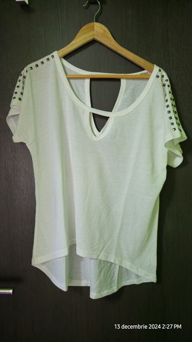 Tricou ocazie alb