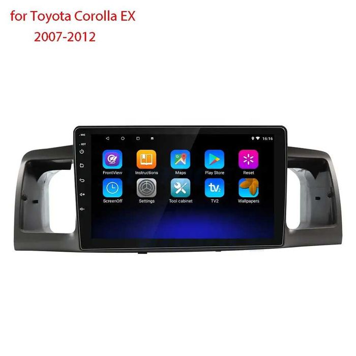 Мултимедия Toyota Corolla EX Двоен дин Навигация Корола плеър Android