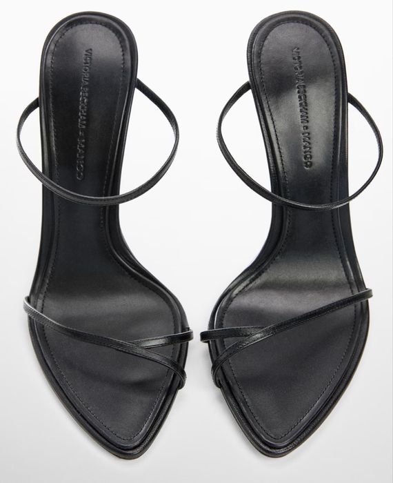 Дамски сандали на висок ток Victoria Beckham x Mango