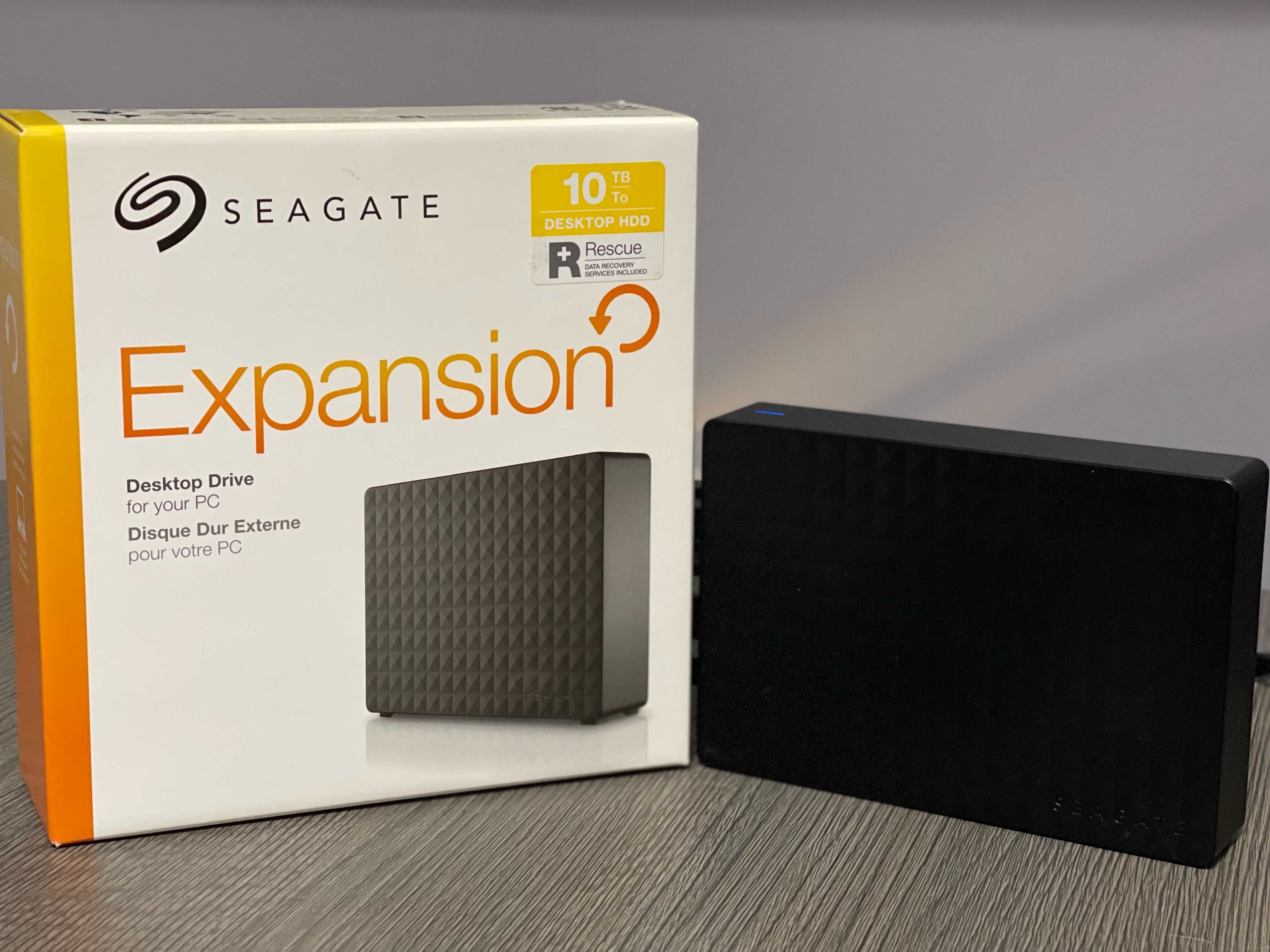 HDD Extern Seagate Expansion 10TB, 3.5", USB 3.0, Negru