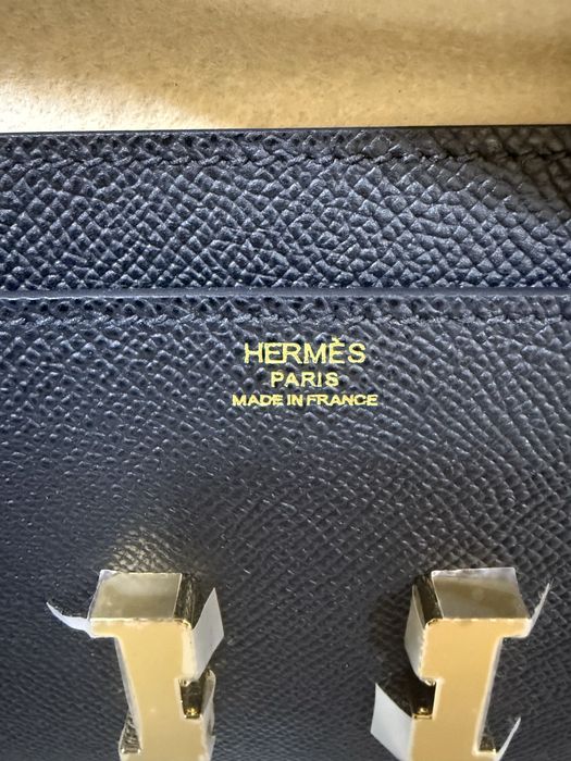 Сумка клатч Hermes полностью ручной работы из фрунцуской кожи Epsom