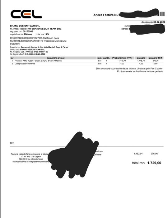 Ryzen 7 9700x procesor
