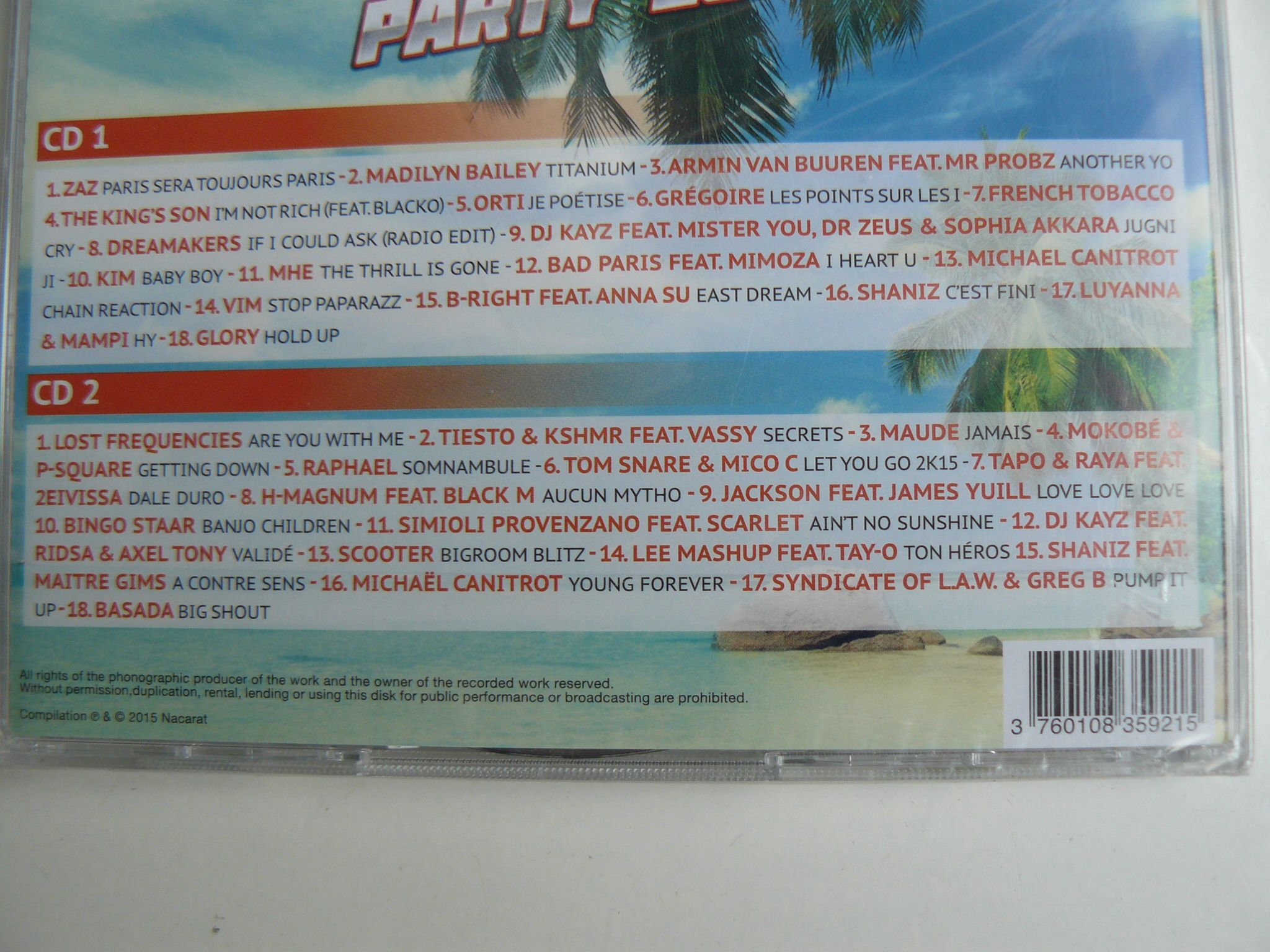 CD Compilatie HITS SUMMER PARTY 2015, Original, Sigilat, Contine 2 CD