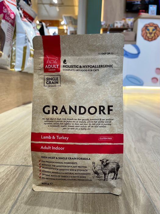 Сухой корм GRANDORF для кошек и котят 400гр