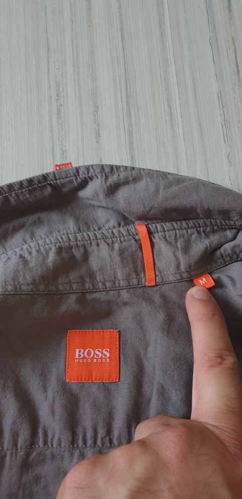 Hugo Boss Orange Slim Fit Mens Size M ОРИГИНАЛ! Мъжка РИЗА!