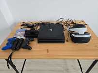 Vând pachet PlayStation 4 Pro + Move Controller + Kit VR complet