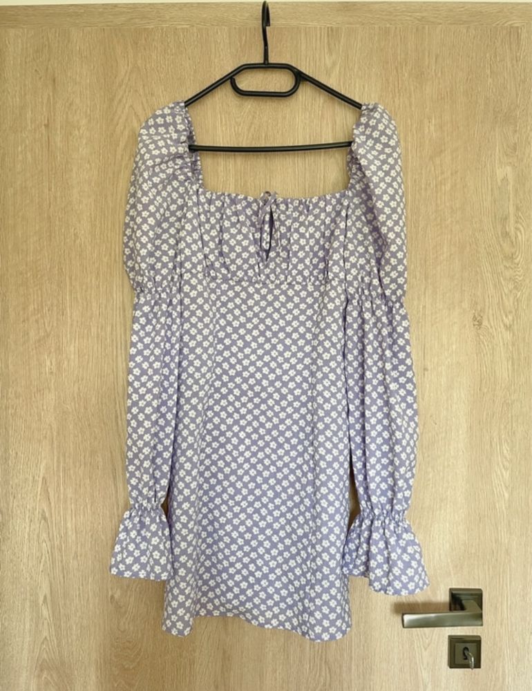 Rochie mov cu floricele HM