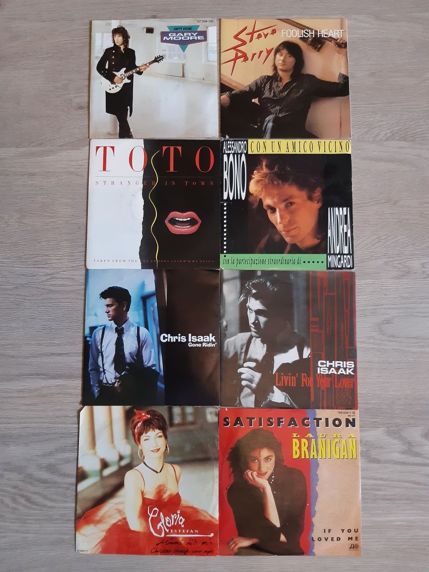 Vinil Toto Bono Gary Moore Steve Perry Chris Isaak Branigan Estefan