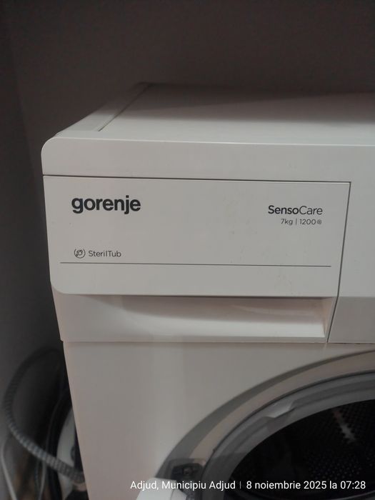 Mașină de spăla Gorenje SensoCare – 7 kg, 1200 rpm