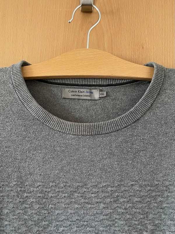 Pulover gri Calvin Klein Jeans