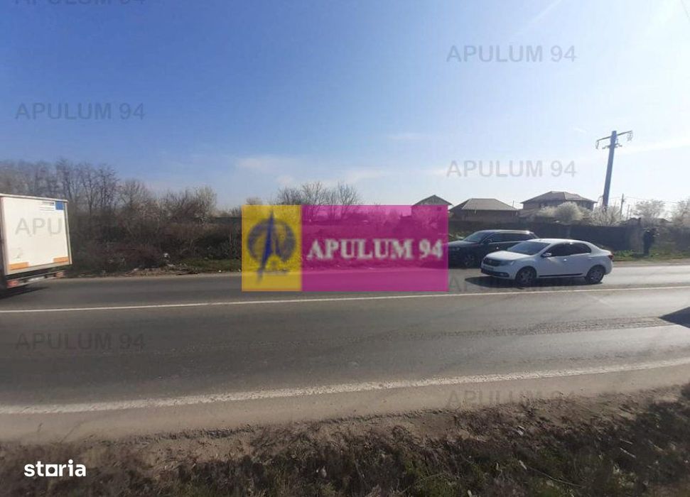 Teren cu vizibilitate extraordinara - 100ml la DNCB Centura Bucuresti