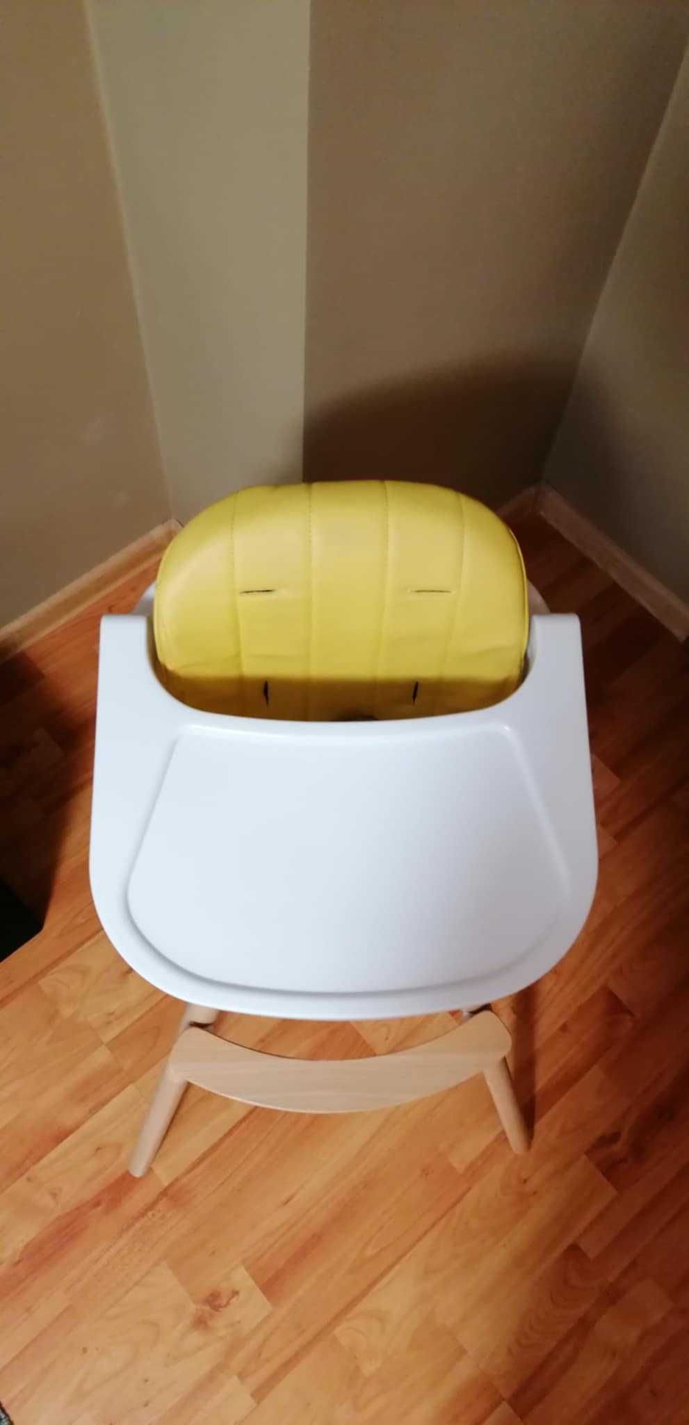 Столче за хранене CHIPOLINO Woody 2в1 жълто