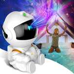 Proiector de stele LED astronaut lumina de veghe 8 moduri telecomanda