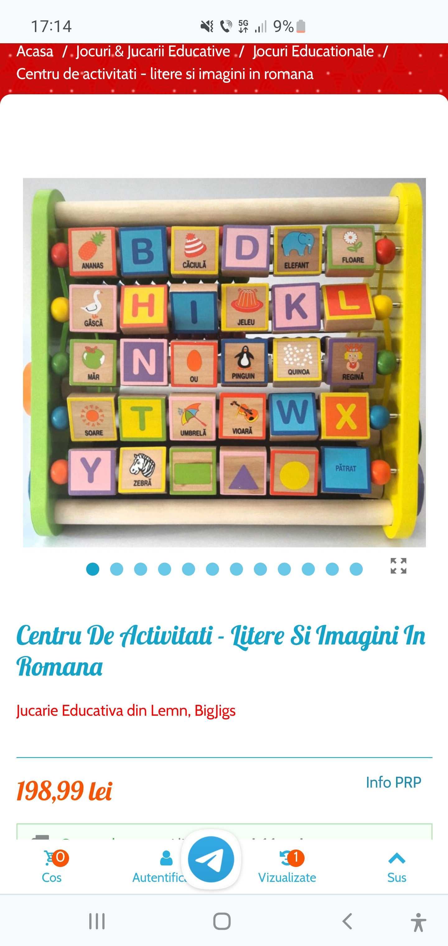 Centru de activități copii , Litere si cifre, limba română