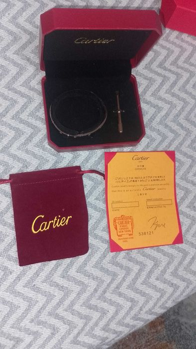 Cartier гривни различни видове чисто нови!!!