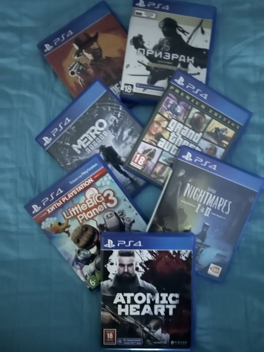 Продам  игры на PS 4 все 7 игр за 35.000 окончательно обмена нет