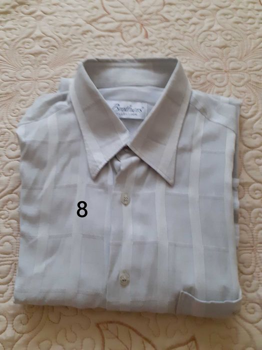 Мъжки памучни ризи с къс ръкав от 6 до 10 лв.