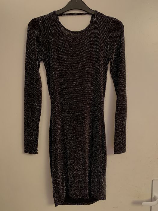 Блестяща официална рокля с гол гръб