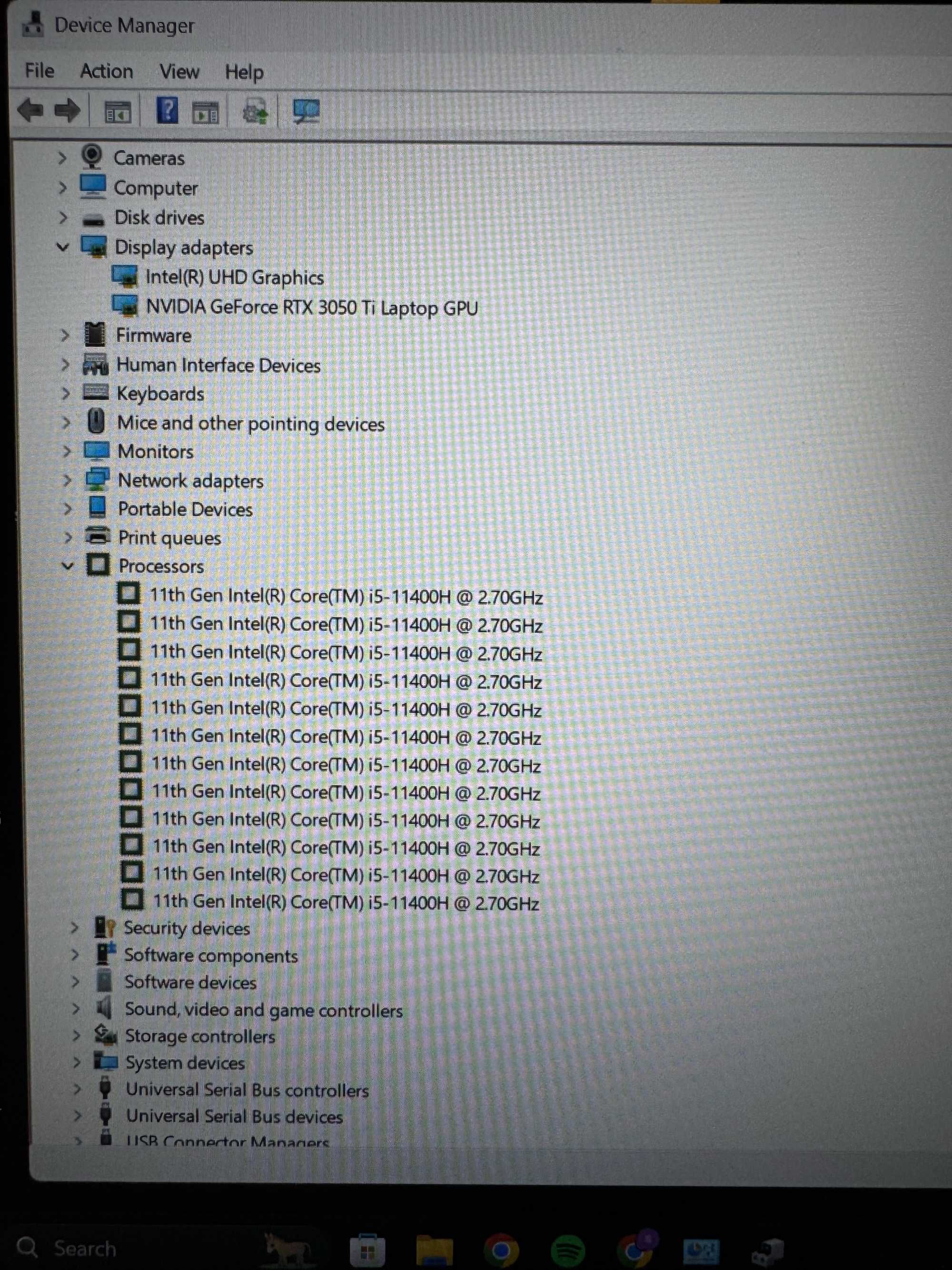Vand Laptop Gaming Laptop ASUS TUF F15-FX506H, I5-11400H, RTX3050TI-4G