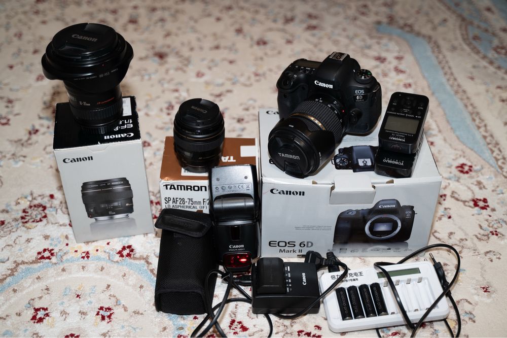 Canon 6d mark2 полный комплект
