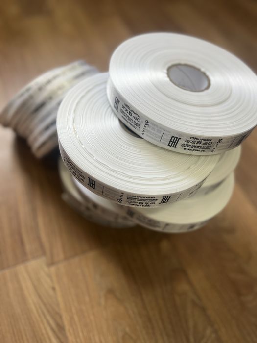 Асл белги дата матрикс бар код ва бошка сатин нелонга печатлар