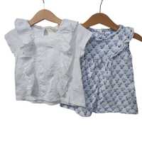 Set de 2 bluze, tricouri, Zara si Marks and Spencer, masura 74 ( Zara)