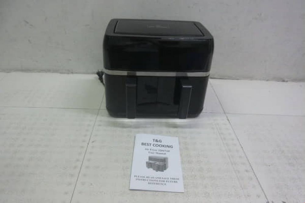 Двоен Air fryer T&G BEST COOKING 32847A0 - отделни LED дисплеи за всяк