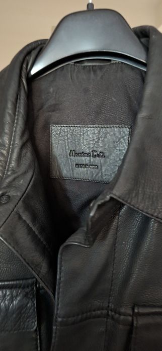 Geaca piele barbati Massimo Dutti