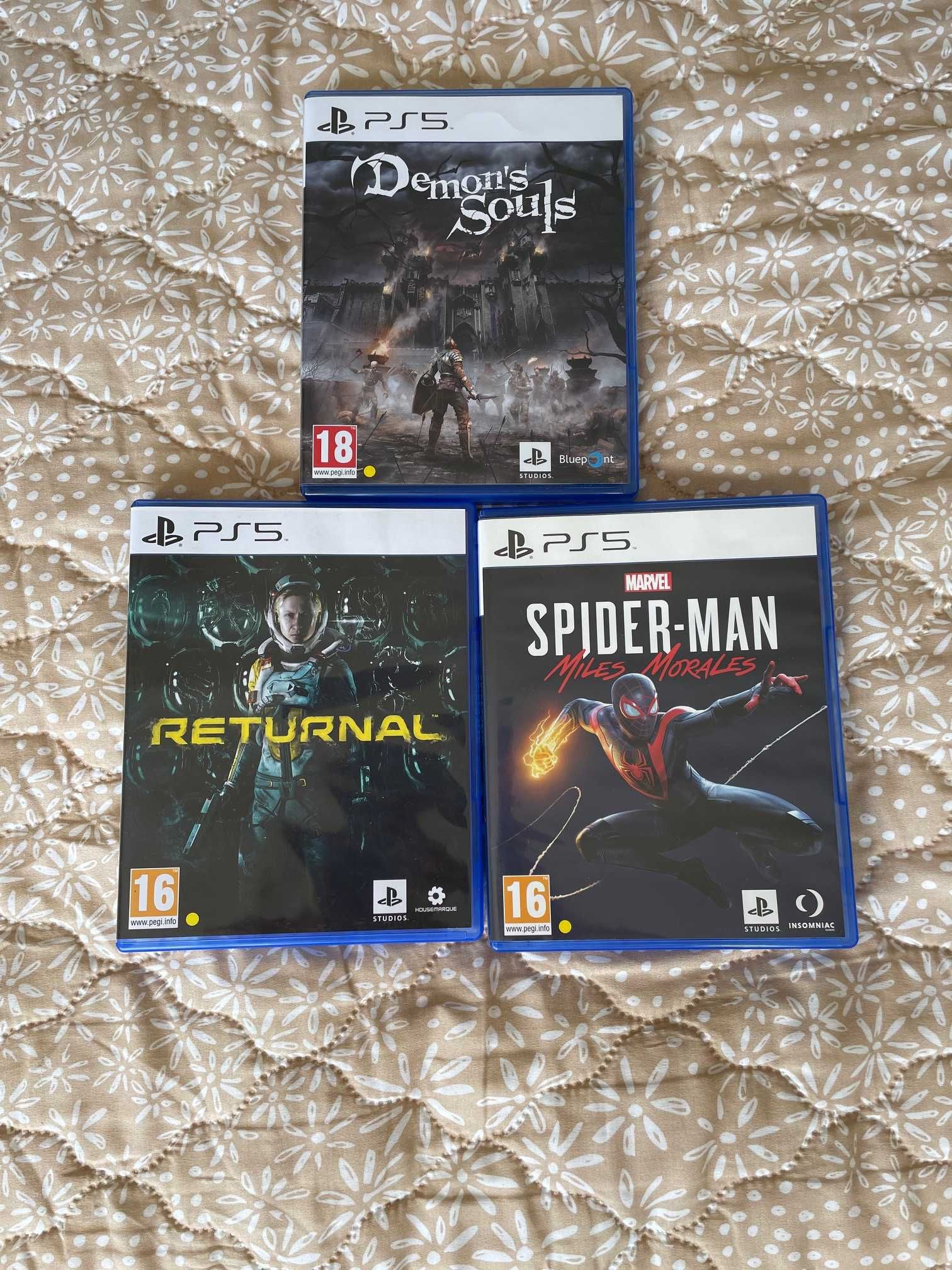PlayStation 5 Дисков с 3 игри