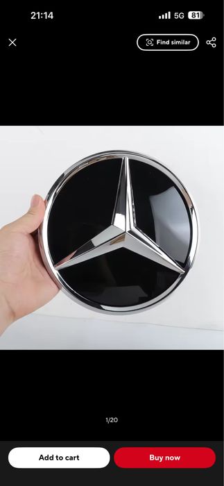 Vand Emblema Mercedes C Class/ E class Mirror Style Distronic /Clasic
